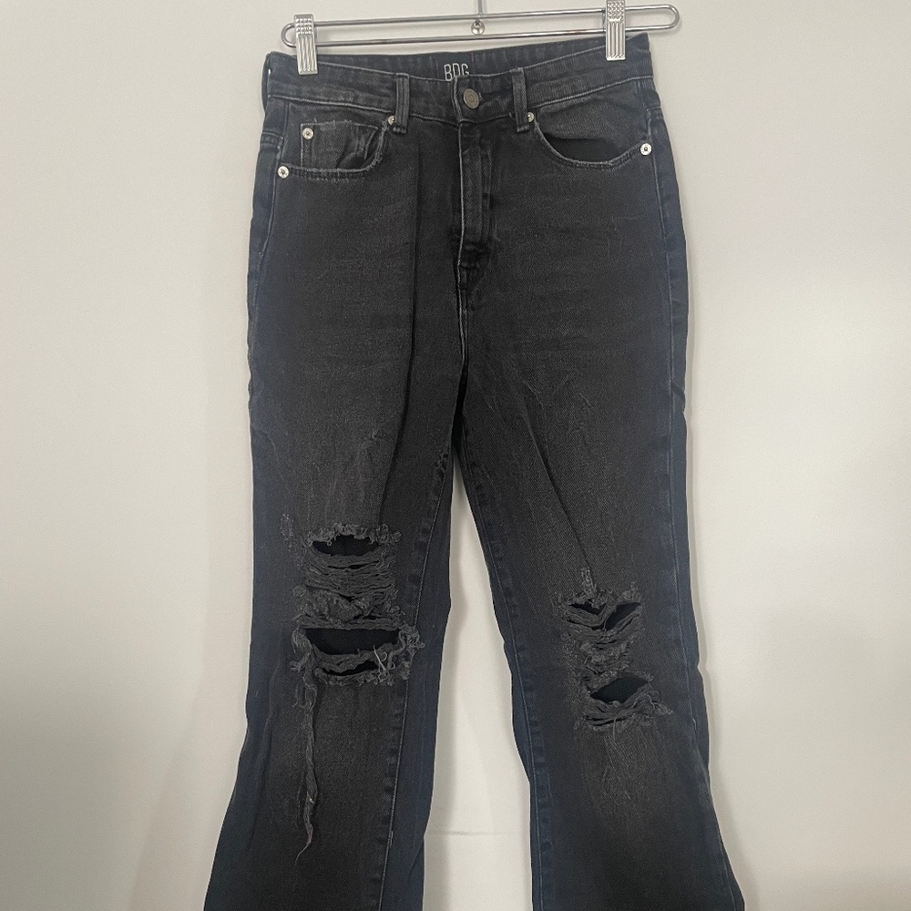BDG Distressed Charcoal Jean